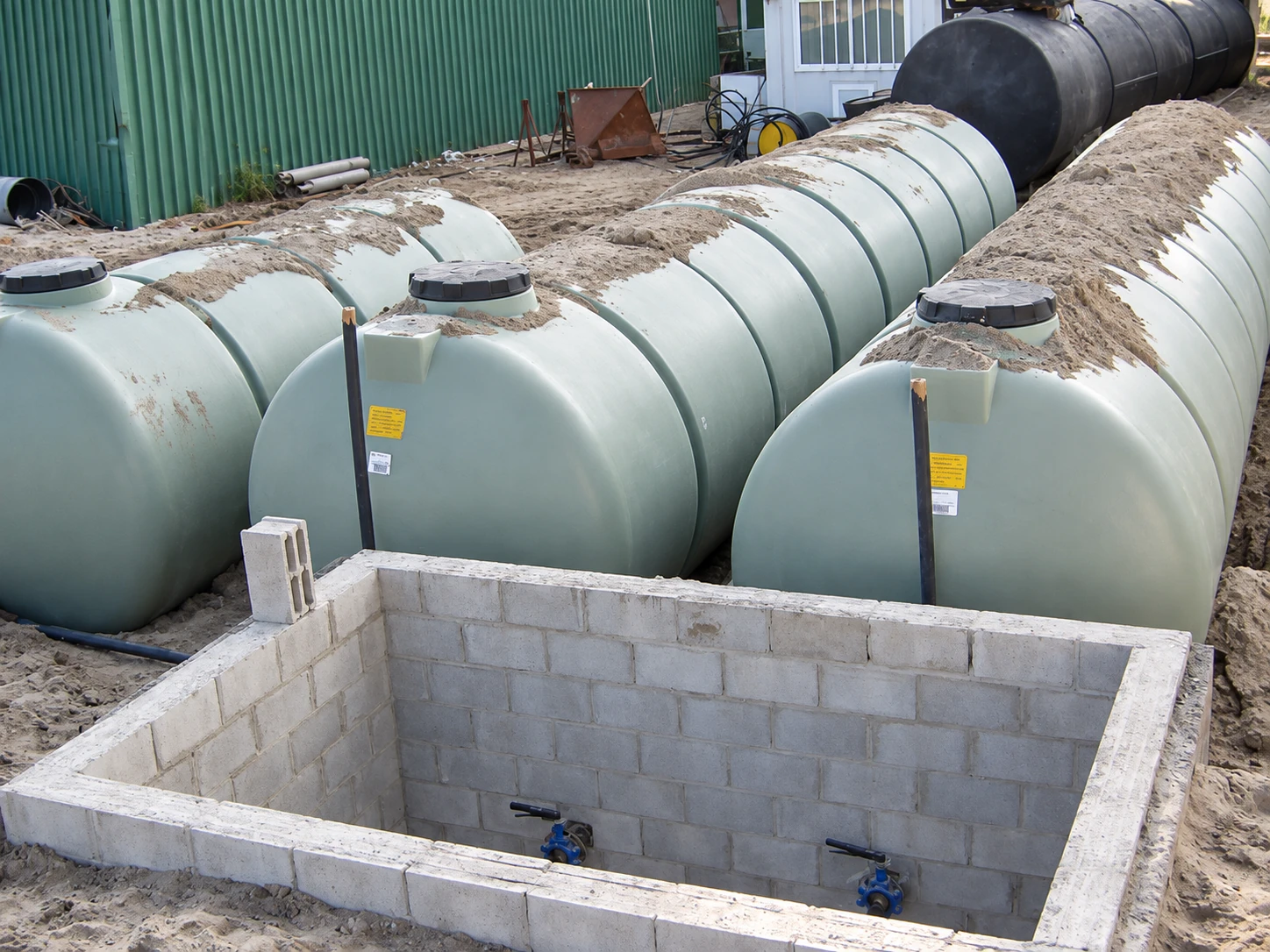 Area di prefabbricazione del cantiere MOSE a Chioggia