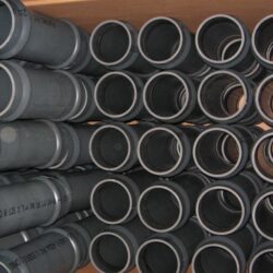 PVC fittings for the construction of pressure pipelines and the transport of water