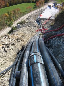 Condotte in pead lungo le tratte ferroviarie